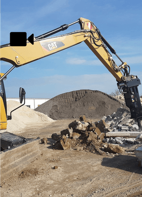 Les Brise-roches CAT : Des Outils Puissants pour la Démolition et l'Excavation chez Bergerat RENT !
