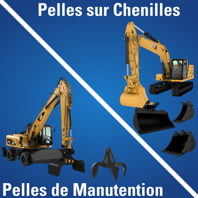 Les pelles Caterpillar® : Des machines polyvalentes avec des godets adaptés à chaque tâche