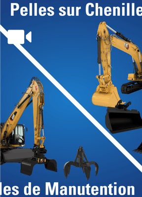 Les pelles Caterpillar® : Des machines polyvalentes avec des godets adaptés à chaque tâche