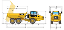 Tombereau Articulé 730  - image 2