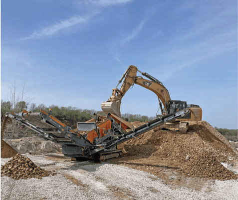 Bergerat RENT Concassage et criblage en location 