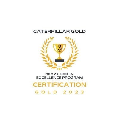 Bergerat RENT obtient la certification Caterpillar GOLD au Heavy Rents Excellence Program